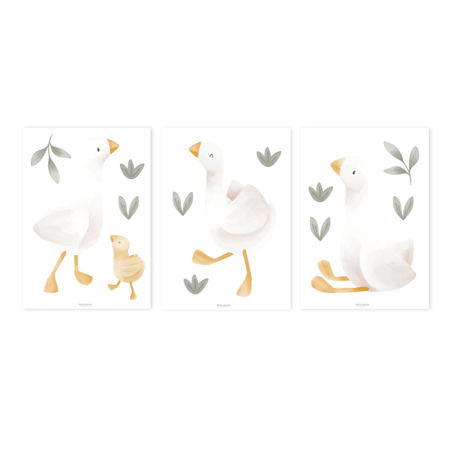 Wandsticker / Wandaufkleber Kleine Gans - Newborn Naturals