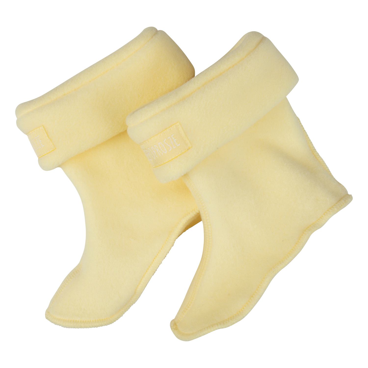 Stiefelsocken / Fleecewärmer hellgelb (Gr. 19/20) Stiefelsocken / Fleecewärmer hellgelb (Gr. 19/20)