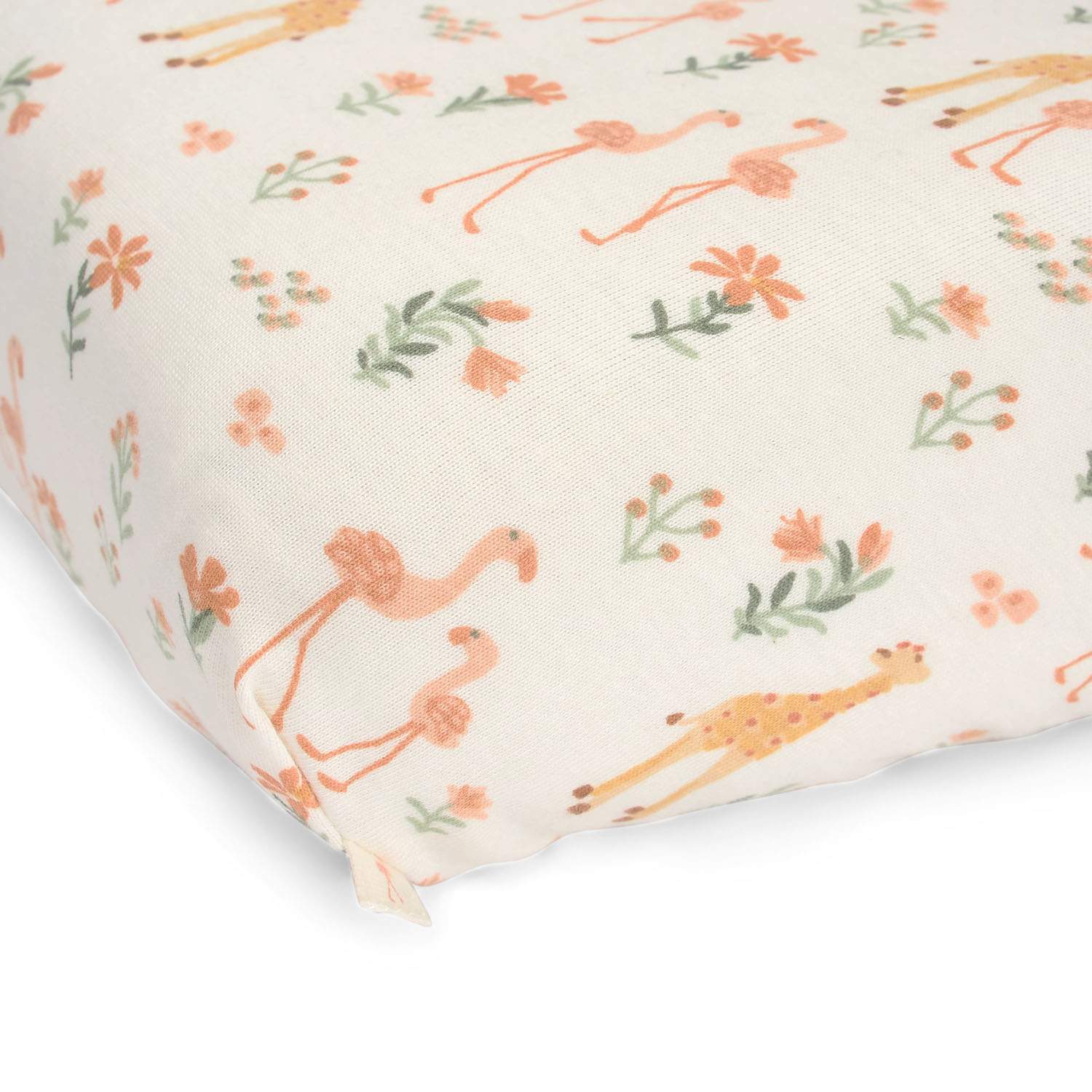Spannbetttuch Blooming Safari - Safari Friends (90x200 cm)