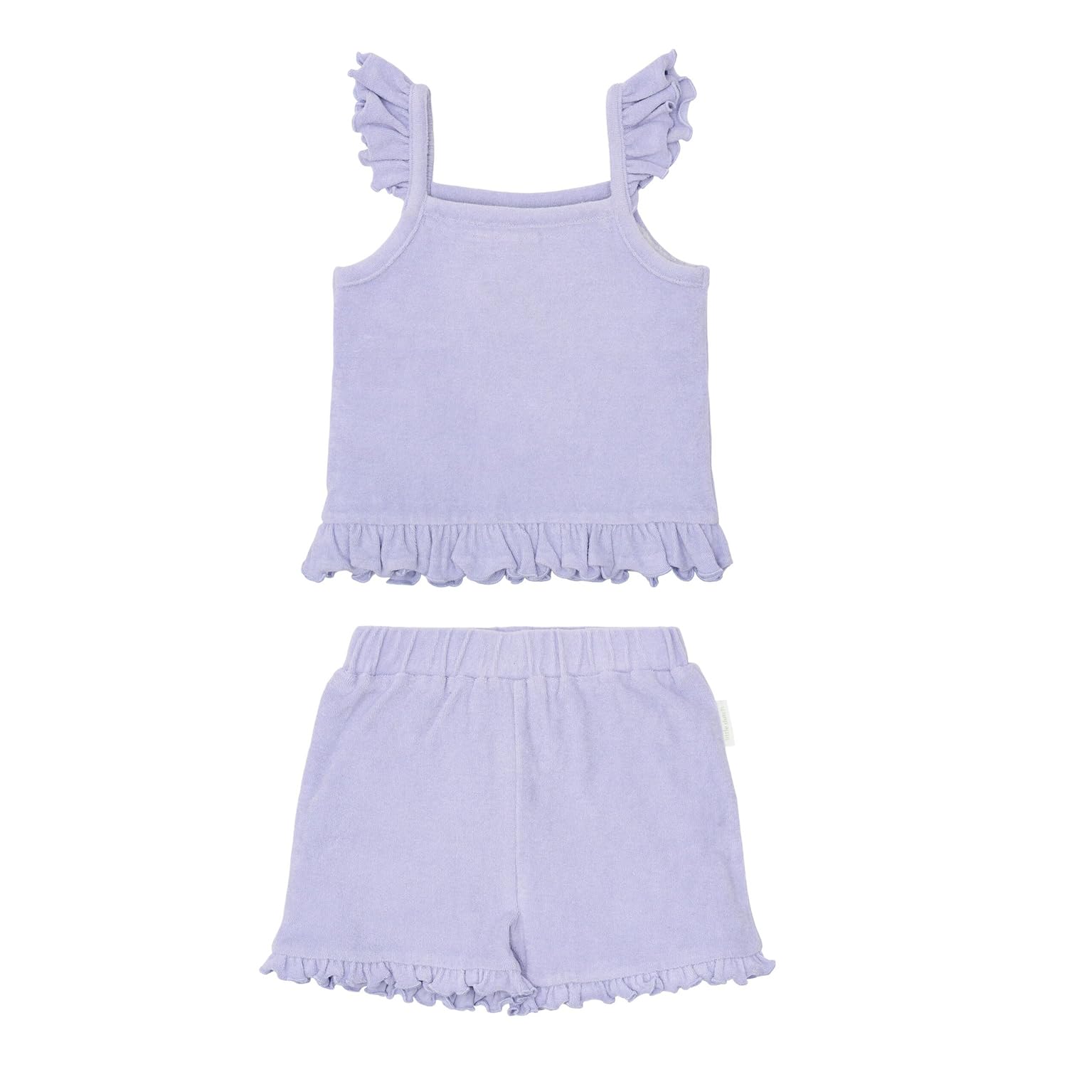 Bekleidungsset aus Top und Shorts Frottee - Dreamy Purple lila (Gr. 98/104)