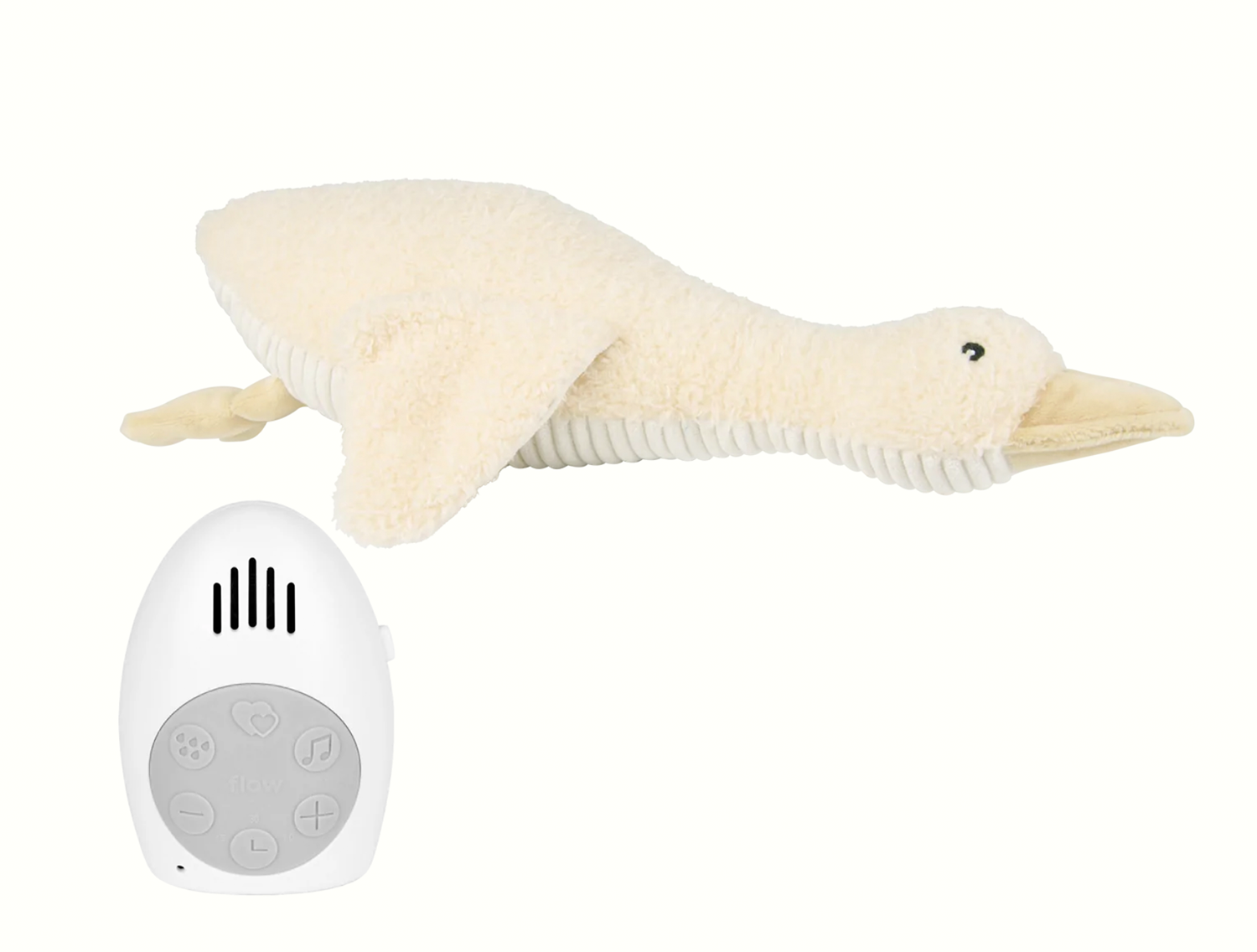 Einschlafhilfe mit Comforter Spieluhr Gans Liva beige