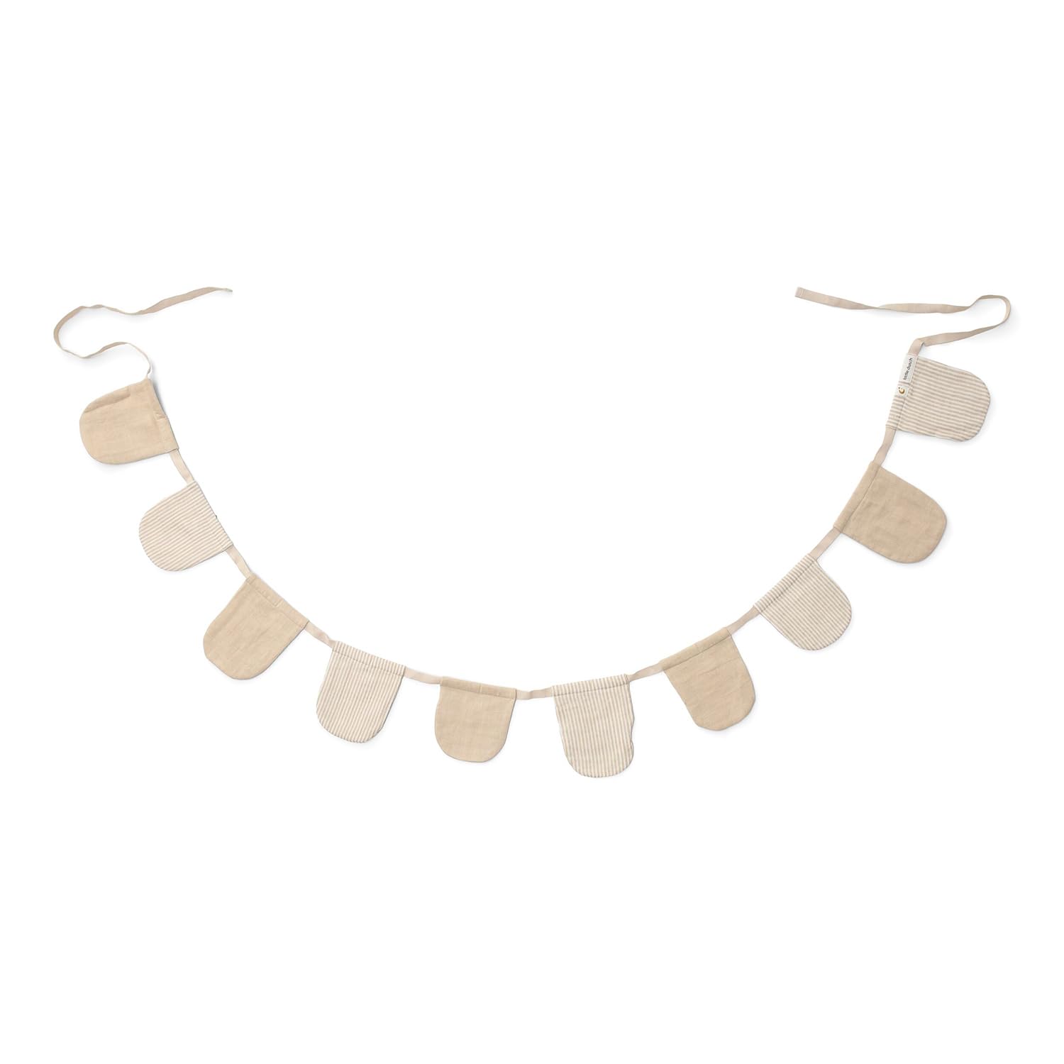 Wimpelkette Musselin Pure Soft Beige - Essentials beige