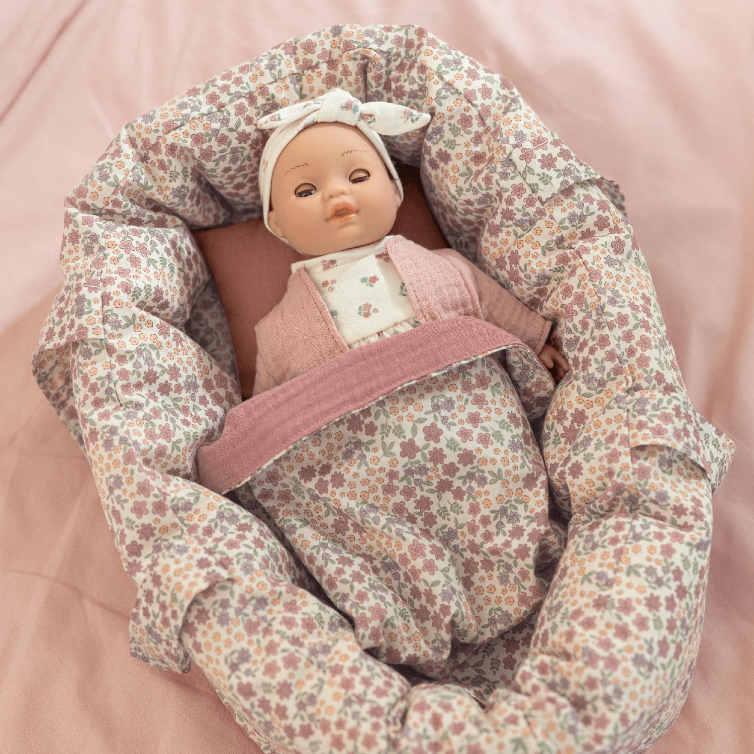 Puppen-Reisebett - Essentials rosa