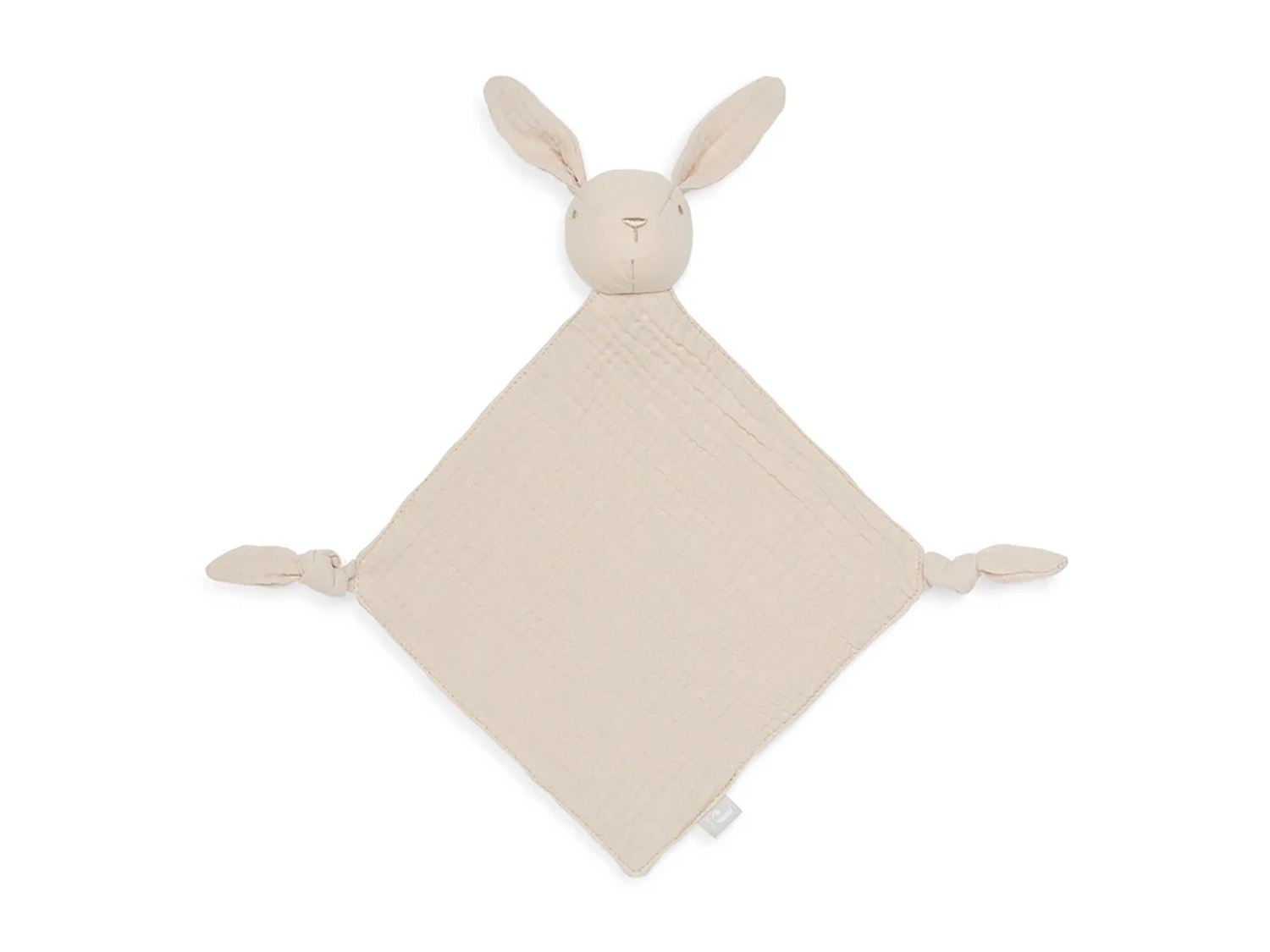 Schmusetuch Schnullertuch Hase - nougat