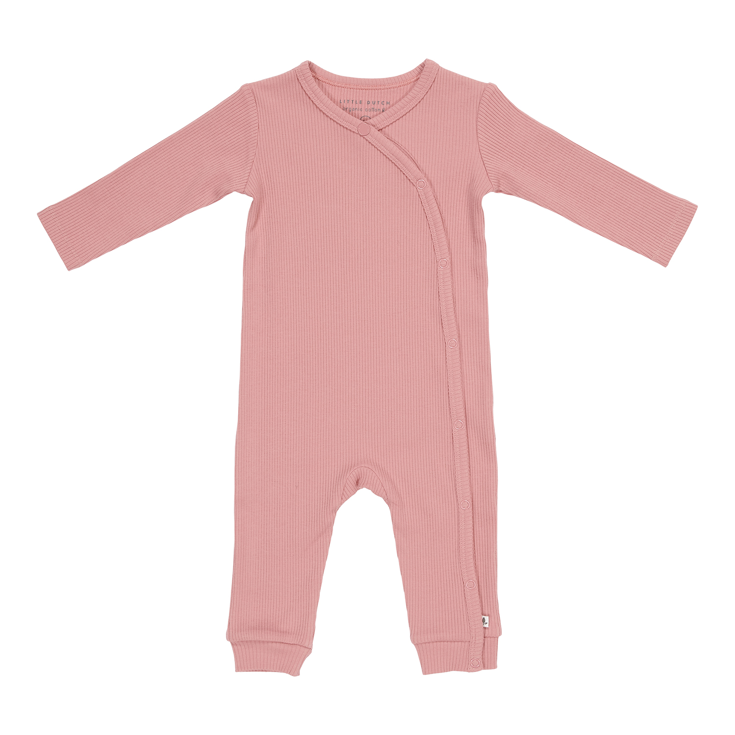 Strampler Rippe langarm vintage pink (Gr. 50/56) Strampler Rippe langarm vintage pink (Gr. 50/56)