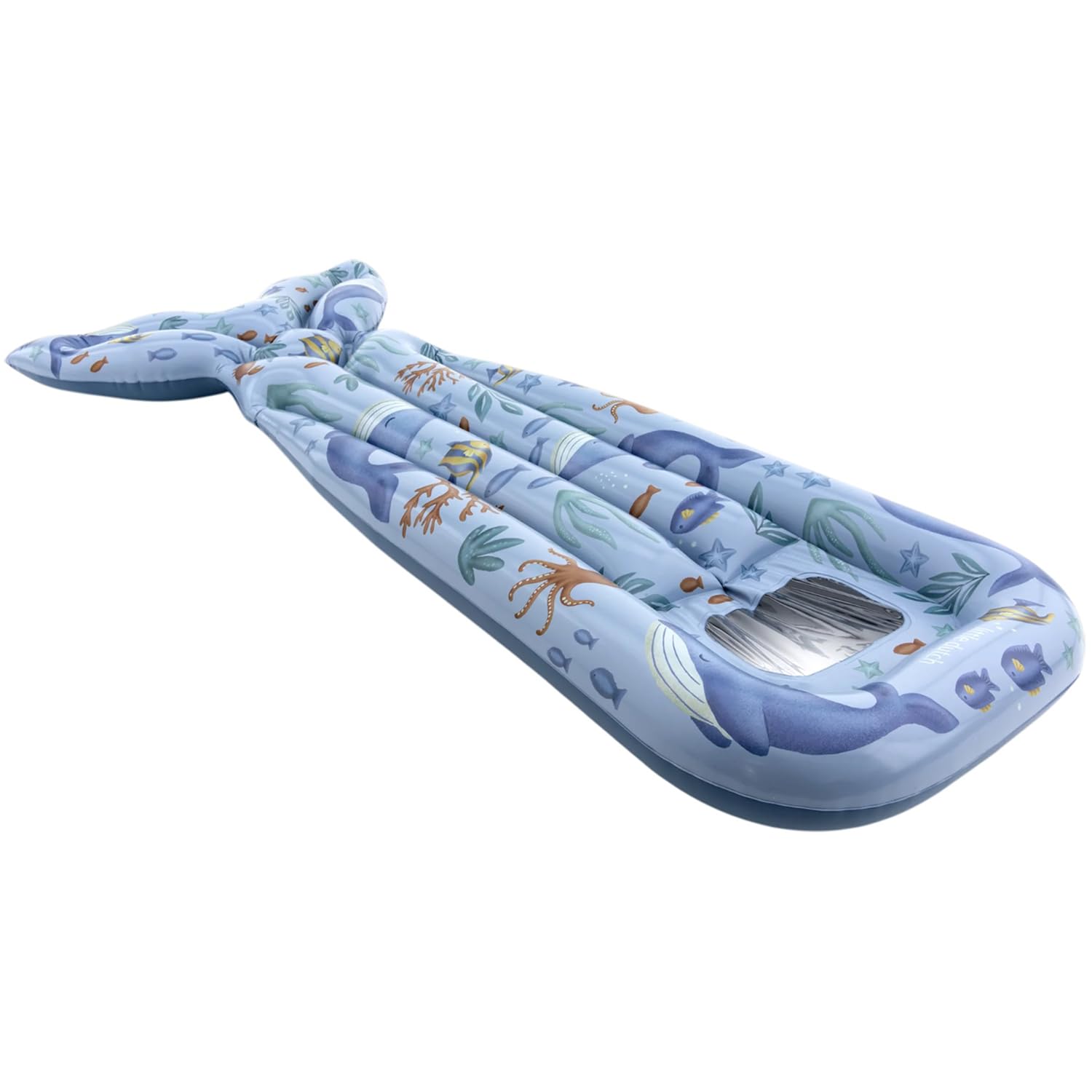 Luftmatratze mit Flosse - Ocean World blau