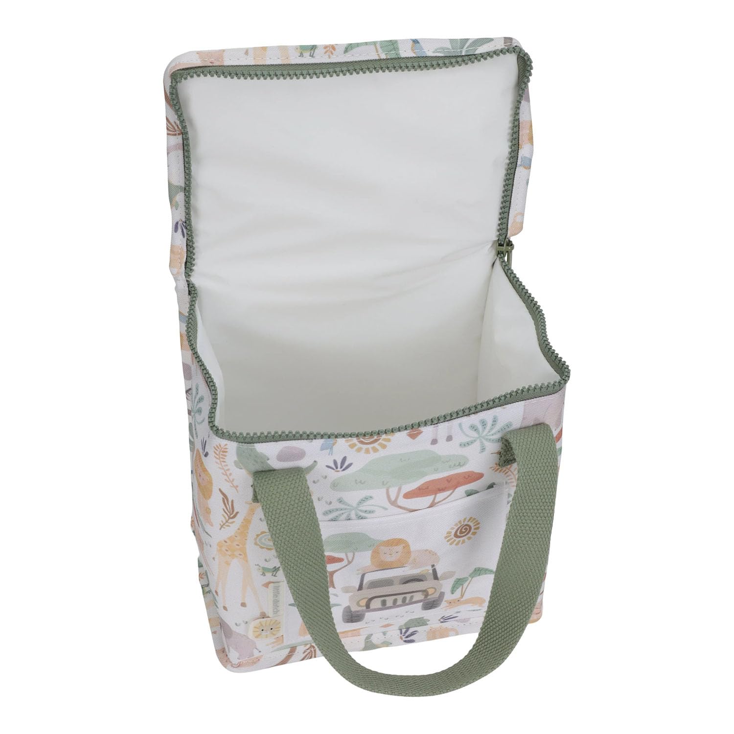 Kühltasche - Safari Friends weiß / grün