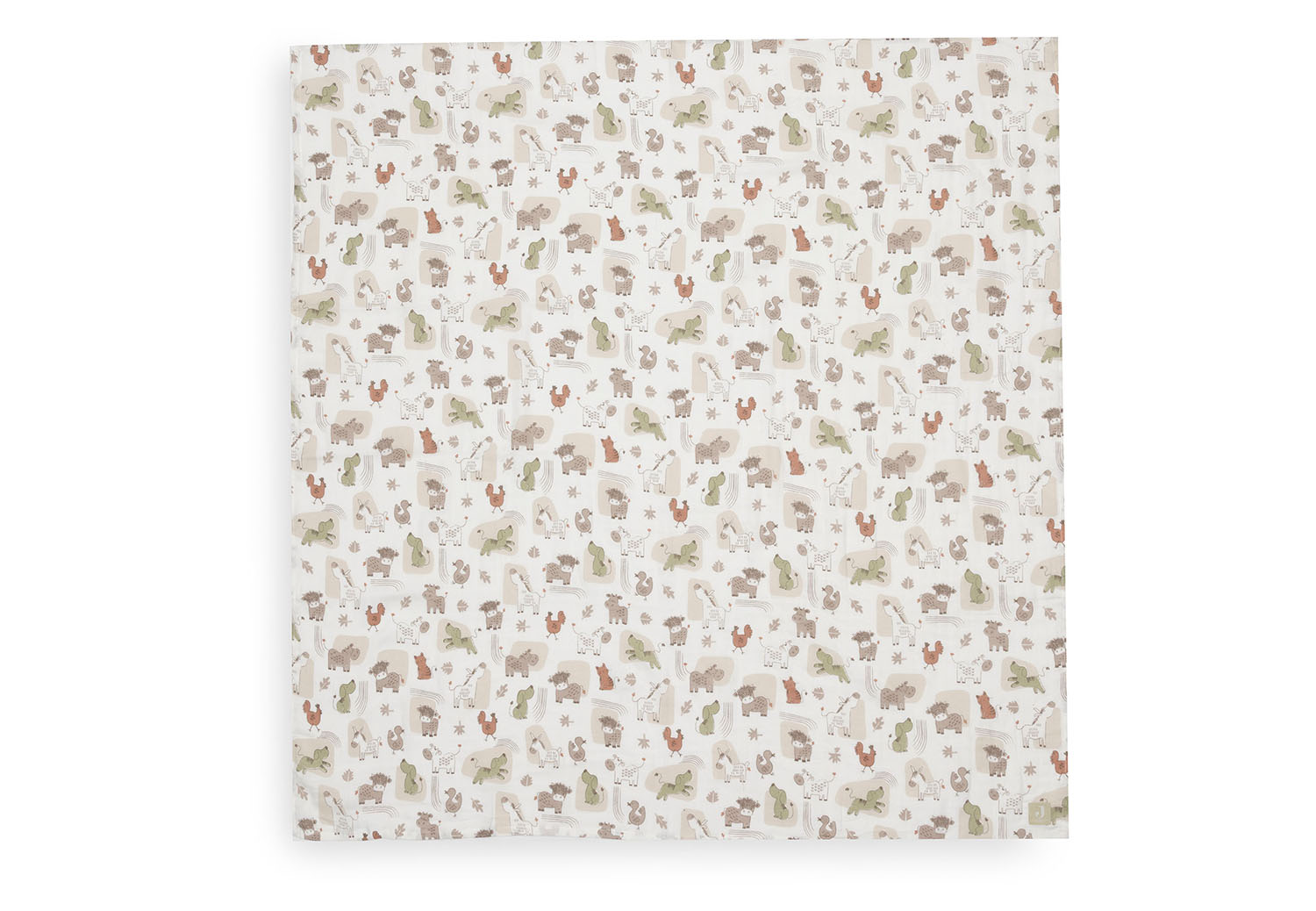 Mulltücher Swaddle 2er Set - Barn Buddies (115x115 cm)