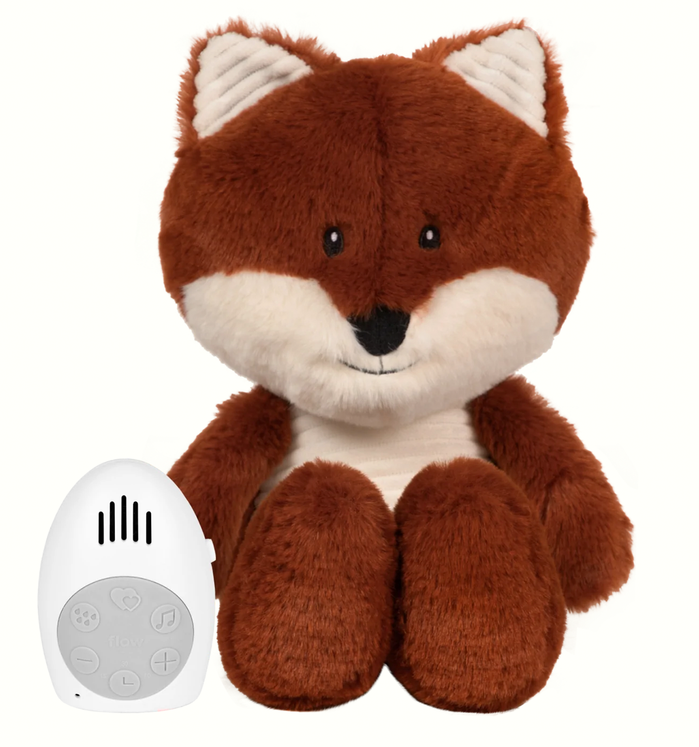 Einschlafhilfe mit Comforter Spieluhr Fuchs Robin orange /weiß