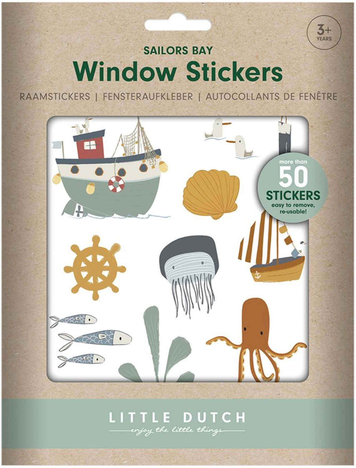 Fensteraufkleber / Sticker Sailors Bay